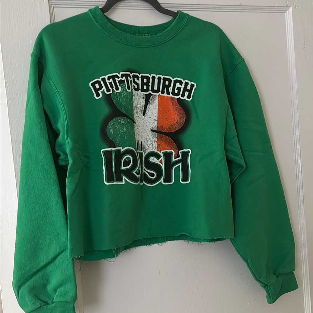 Jerzees Green Sweatshirt